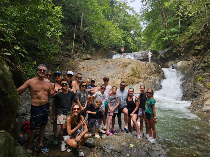 Family in ATV Waterfall Tour